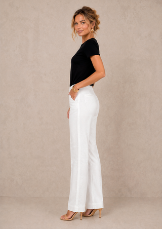 Pantalón Clásico de lino 62016