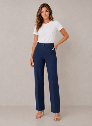 Pantalón Clásico de lino 62016